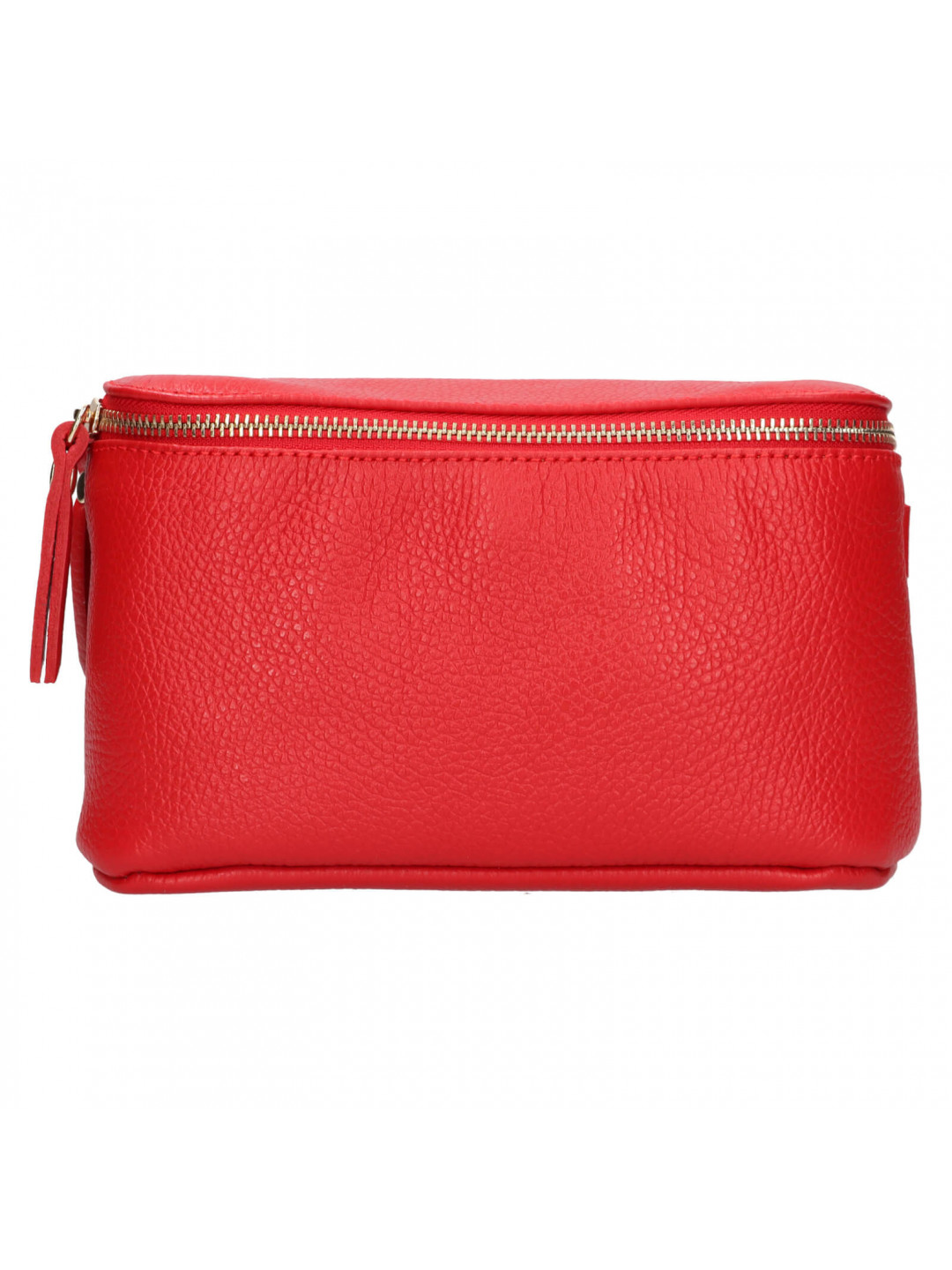 Dámská kožená ledvinka Italia Milagros – červená